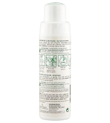 Klorane droogshampoo alle haartypes Havermelk - gasvrij (50 gr)