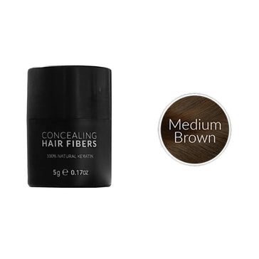 Kmax keratine haarvezels - Medium bruin (5 gr)