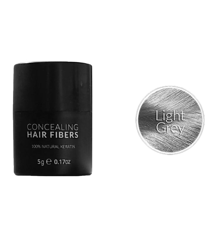 Kmax keratine haarvezels - Lichtgrijs (5 gr)