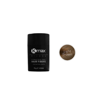 Kmax keratine haarvezels - Lichtbruin (15 gr)