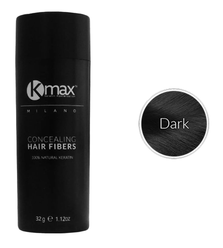 Kmax keratine haarvezels - Zwart (32 gr)