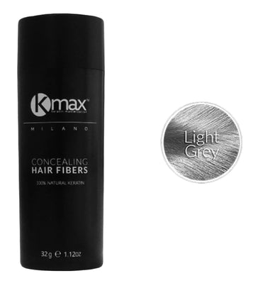 Kmax keratine haarvezels - Lichtgrijs (32 gr) Kmax keratine haarvezels - Lichtgrijs (32 gr)