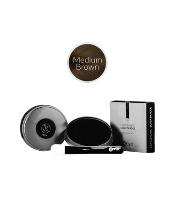 Kmax Scalp Shader uitgroei poeder - Medium bruin Kmax scalp shader - Medium bruin