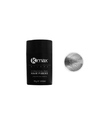 Kmax keratine haarvezels - Lichtgrijs (15 gr) Kmax keratine haarvezels - Lichtgrijs (15 gr)