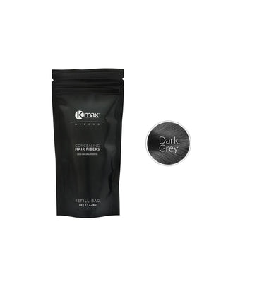 Kmax keratine haarvezels - Donkergrijs (64 gr)
