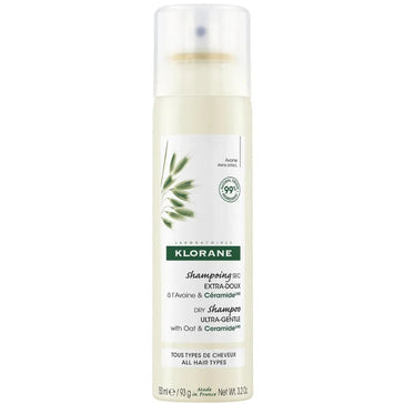 Klorane droogshampoo alle haartypes Havermelk (150 ml)