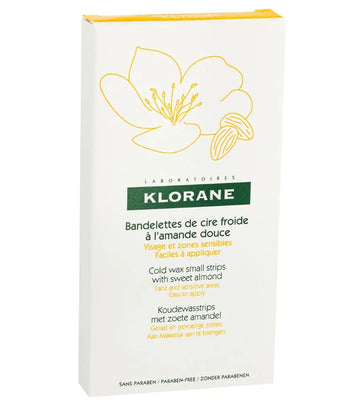 Klorane koude wax strips ontharing - gelaat & gevoelige zones