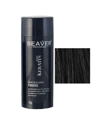Beaver keratine haarvezels - Zwart (28 gr) Beaver keratine haarvezels - Zwart (28 gr)