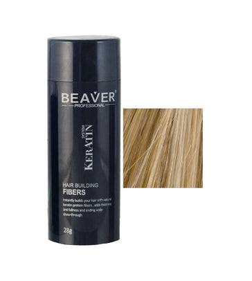 Beaver keratine haarvezels - Medium blond (28 gr)