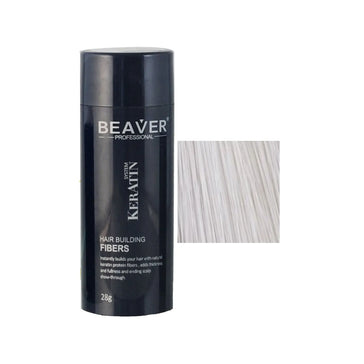 Beaver keratine haarvezels - Wit (28 gr)