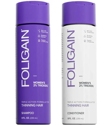 Foligain shampoo + conditioner voor vrouwen combinatiepakket (236 ml) Foligain shampoo + conditioner voor vrouwen combinatiepakket (236 ml)