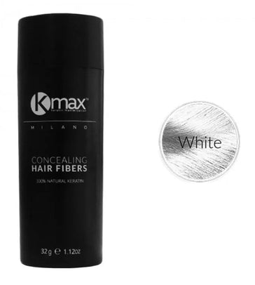Kmax keratine haarvezels - Wit (32 gr)