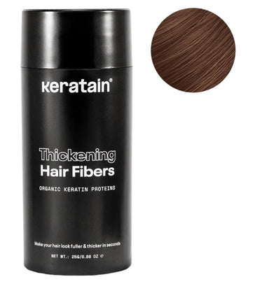 Keratain haarvezels - Medium bruin (25 gr) Keratain haarvezels - Medium bruin (25 gr)
