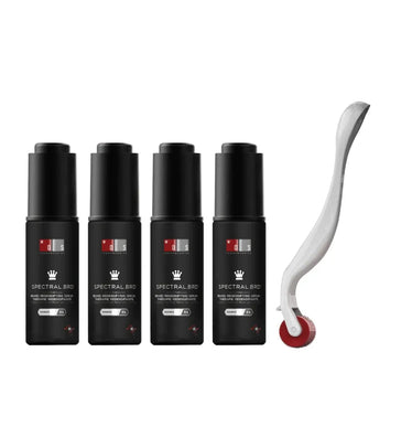 4x Spectral.BRD serum + gratis baardroller 4x Spectral.BRD serum + gratis baardroller