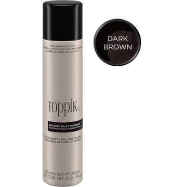 Toppik hair thickener kleurenspray - donkerbruin