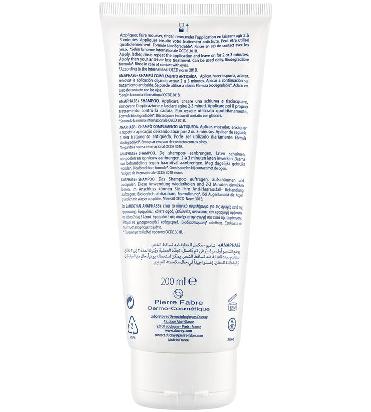 Ducray Anaphase+ shampoo + conditioner (200 ml)
