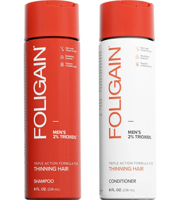 Foligain shampoo + conditioner voor mannen combinatiepakket (236 ml) Foligain shampoo + conditioner voor mannen combinatiepakket