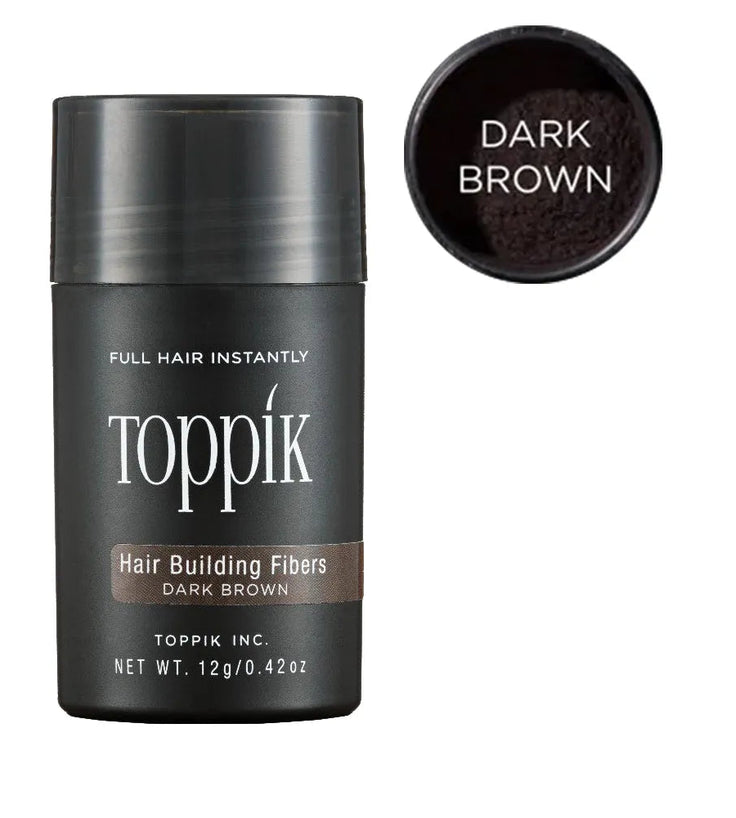 Toppik haarvezels - Donkerbruin (12 gr)