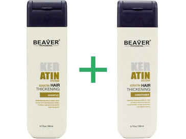 Beaver keratine shampoo + conditioner combinatiepakket