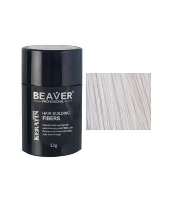 Beaver keratine haarvezels - Wit (12 gr)