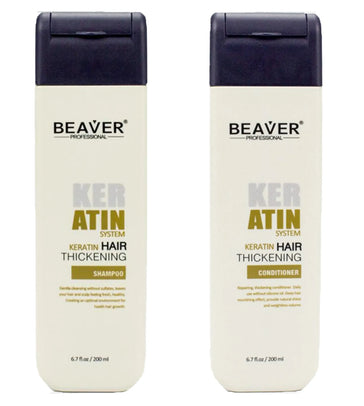 Beaver keratine shampoo + conditioner combinatiepakket