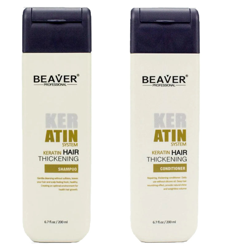 Beaver keratine shampoo + conditioner combinatiepakket