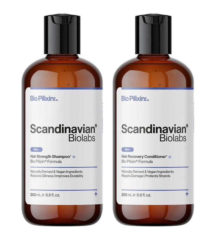 Scandinavian Biolabs shampoo + conditioner voor mannen combinatiepakket