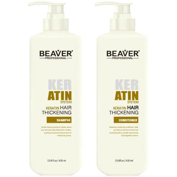 Beaver keratin shampoo + conditioner (410 ml)