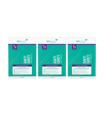 Neofollics anti-grey hair tablets (3-pack)