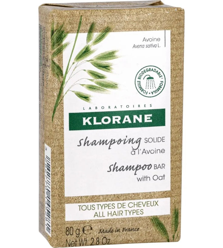 Klorane shampoo bar Oat - normal hair (80 gr)