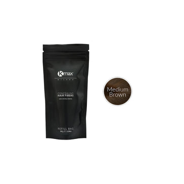 Kmax keratine haarvezels - Medium bruin (64 gr)