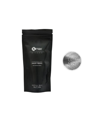 Kmax keratine haarvezels - Lichtgrijs (64 gr)