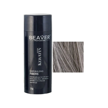 Beaver keratine haarvezels - Grijs (28 gr)