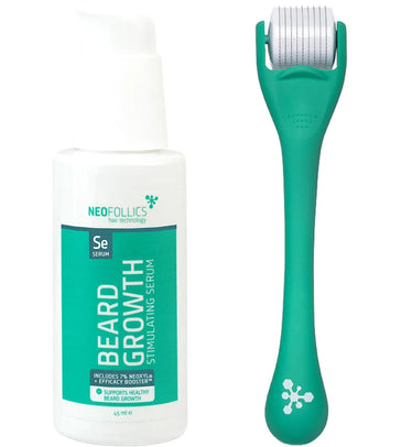 Neofollics beard growth serum + beard roller Neofollics beard growth serum + beard roller