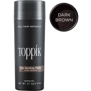 Toppik haarvezels - Donkerbruin (27.5 gr)